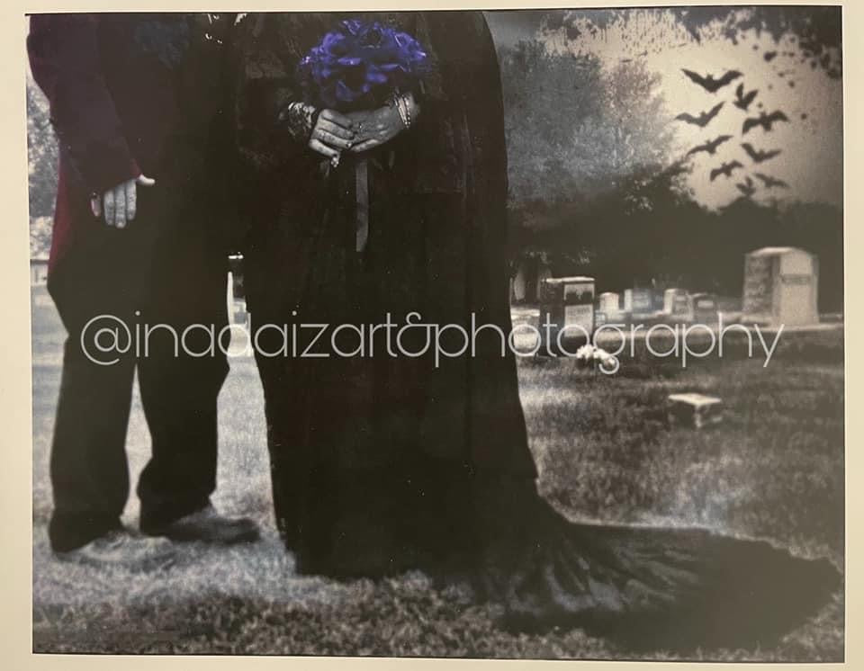 Spooky Wedding Photo Print